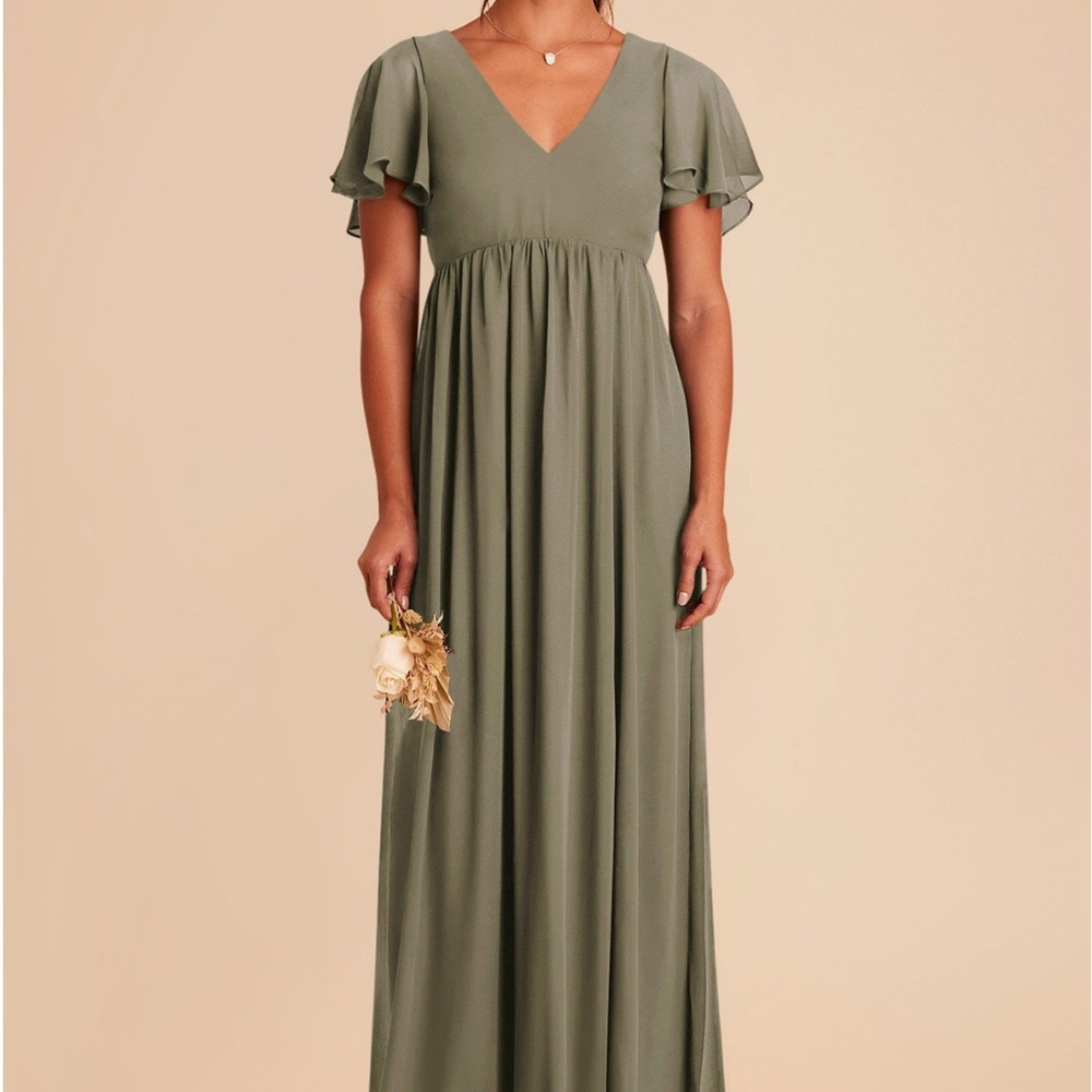 Birdy Grey Sage Green Maxi Dress